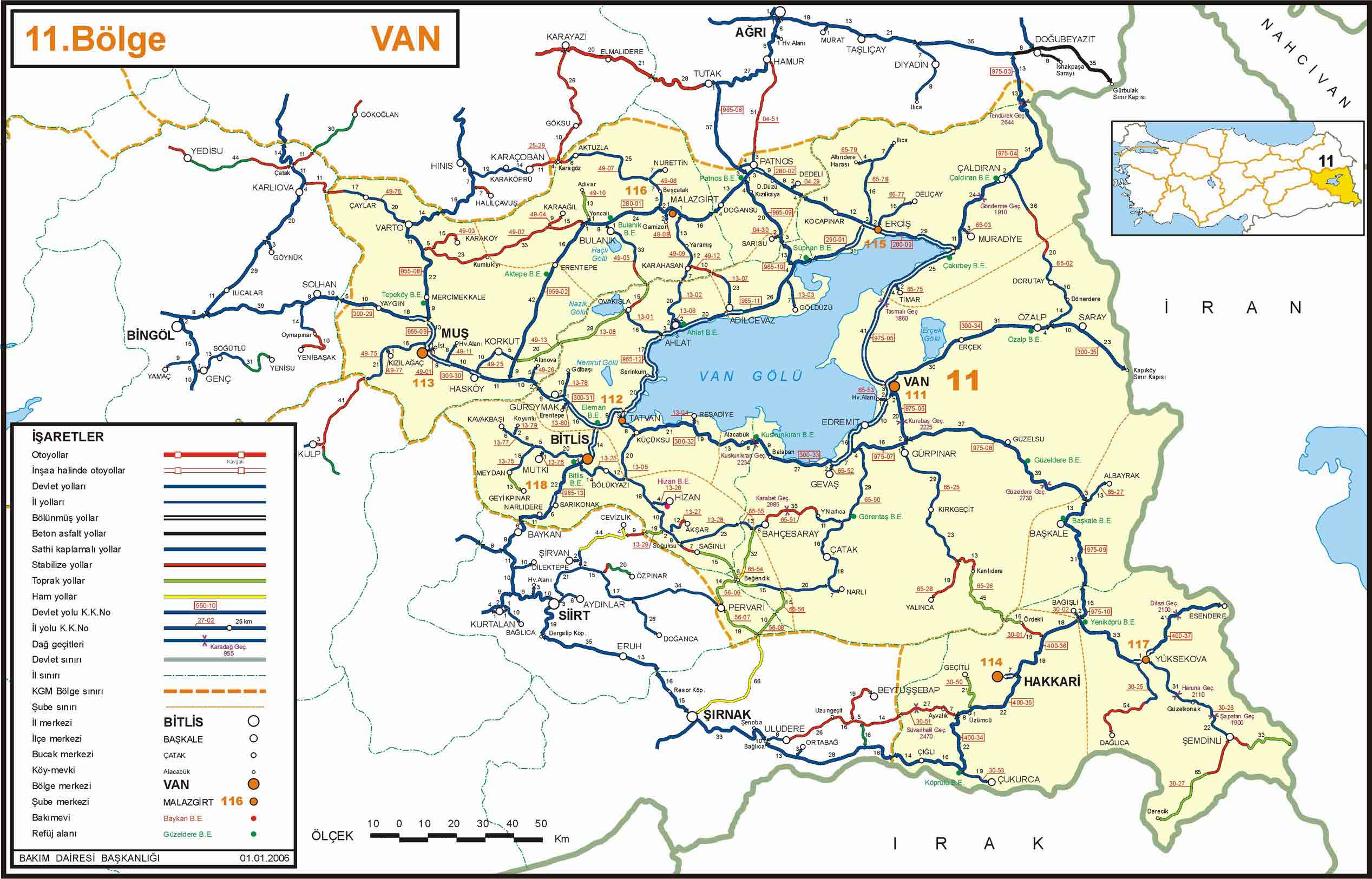hakkari route map