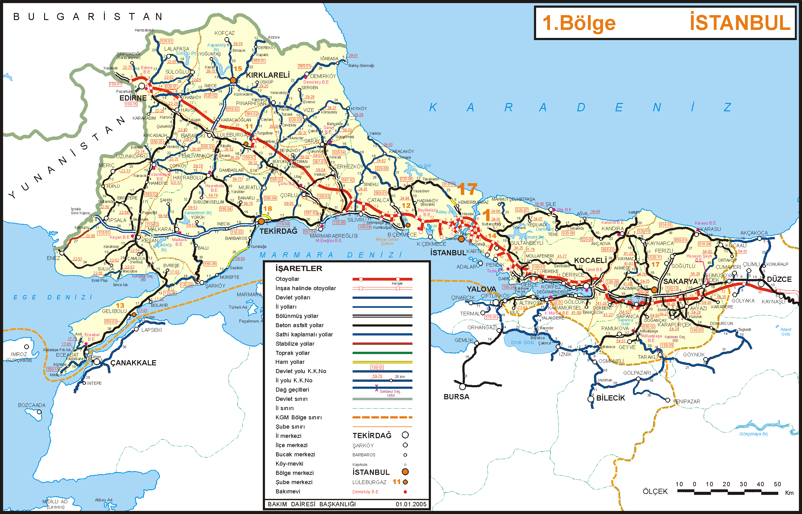 istanbul canakkale road map