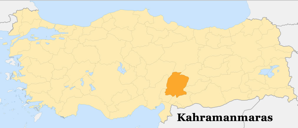 kahramanmaras city map