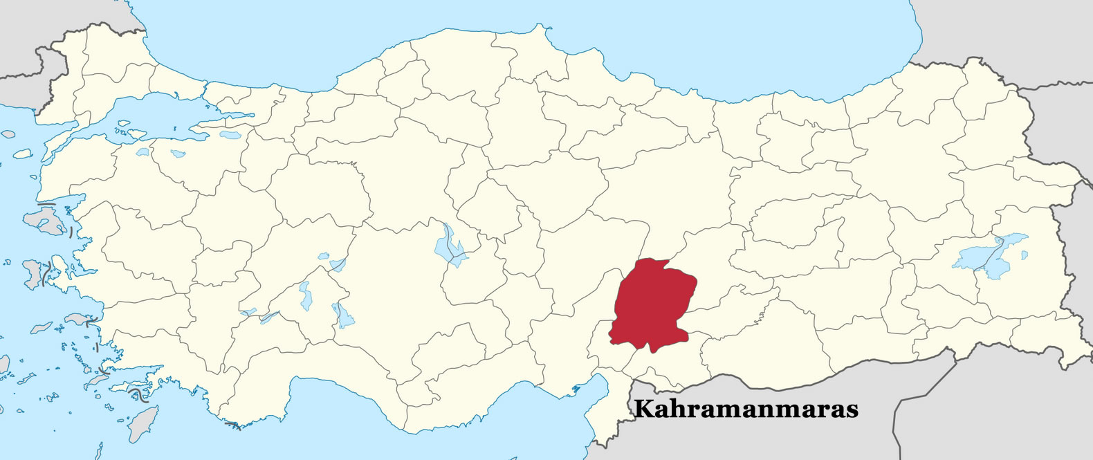 where is kahramanmaras in turkey