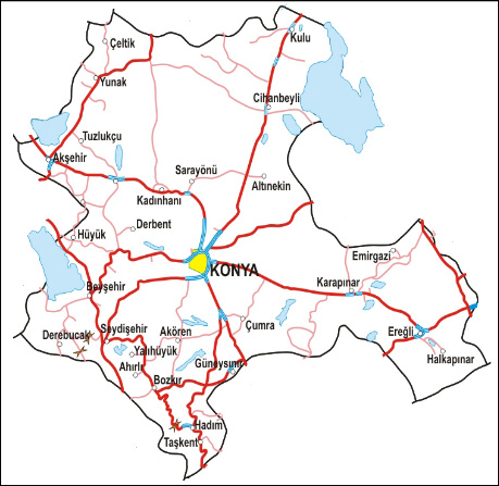 map of kayseri