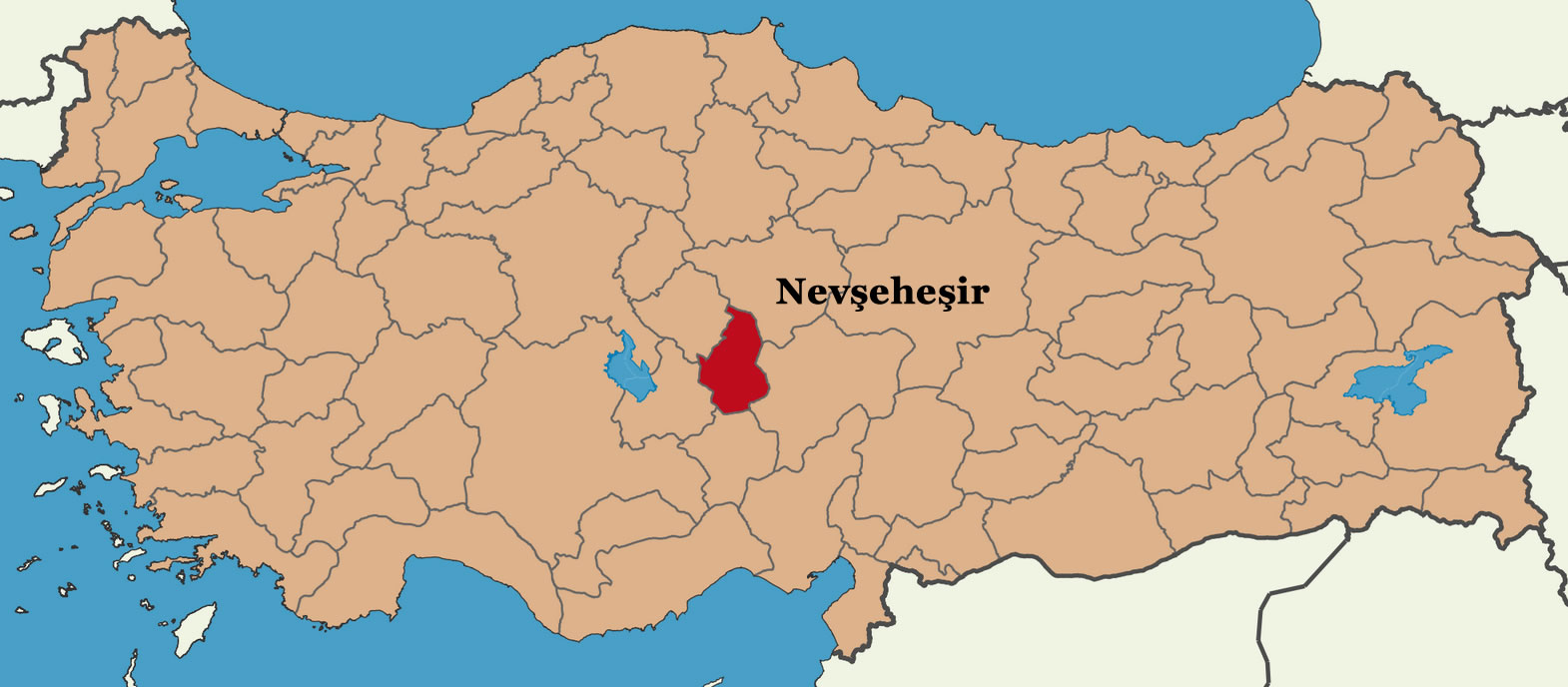 where is nevsehir in turkey