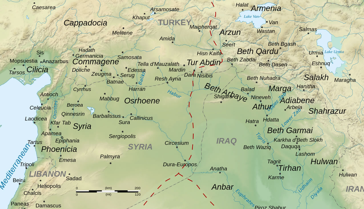 sanliurfa map turkey syria
