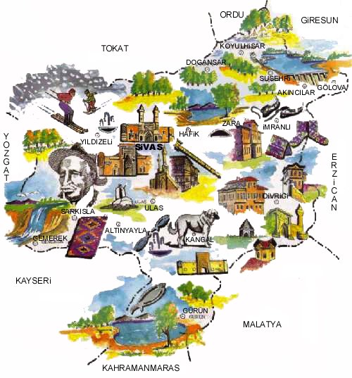 sivas map