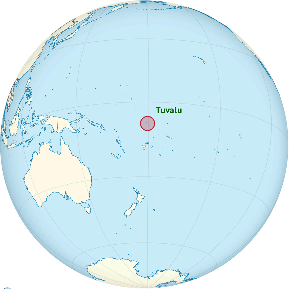 where is tuvalu in the world