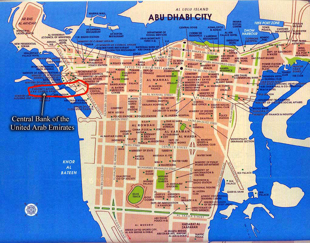 Abu Dhabi Street map