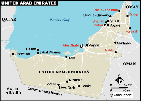 uae map Al Ain