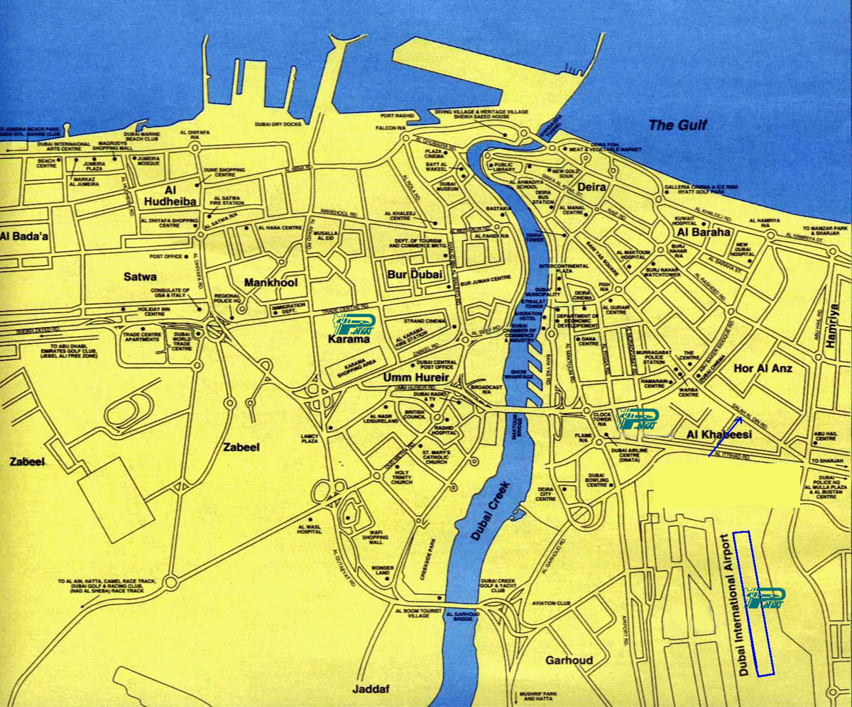 Al Fujayrah Map United Arab Emirates