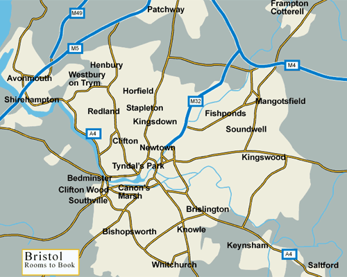 districts bristol map