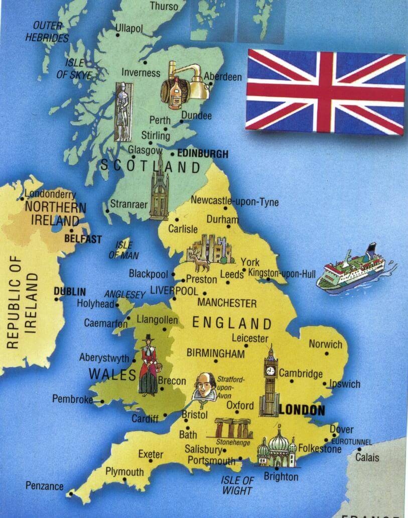 UK England Map