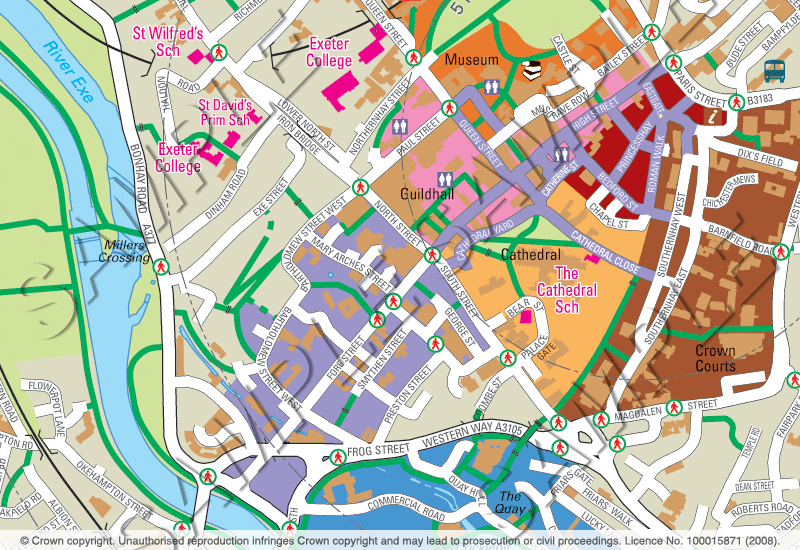 exeter map
