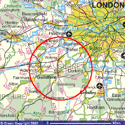 Farnborough map london