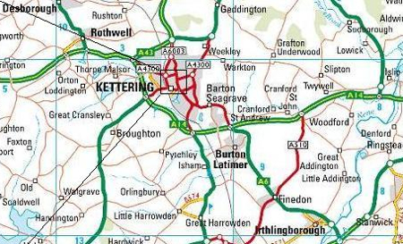 kettering map