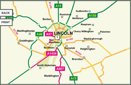 lincoln route map