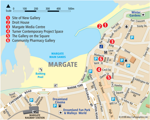 Margate Tourist Map