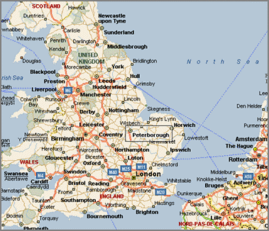 Peterborough map uk