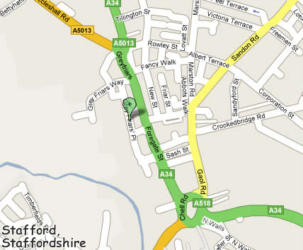 Stafford Map Stafford Map