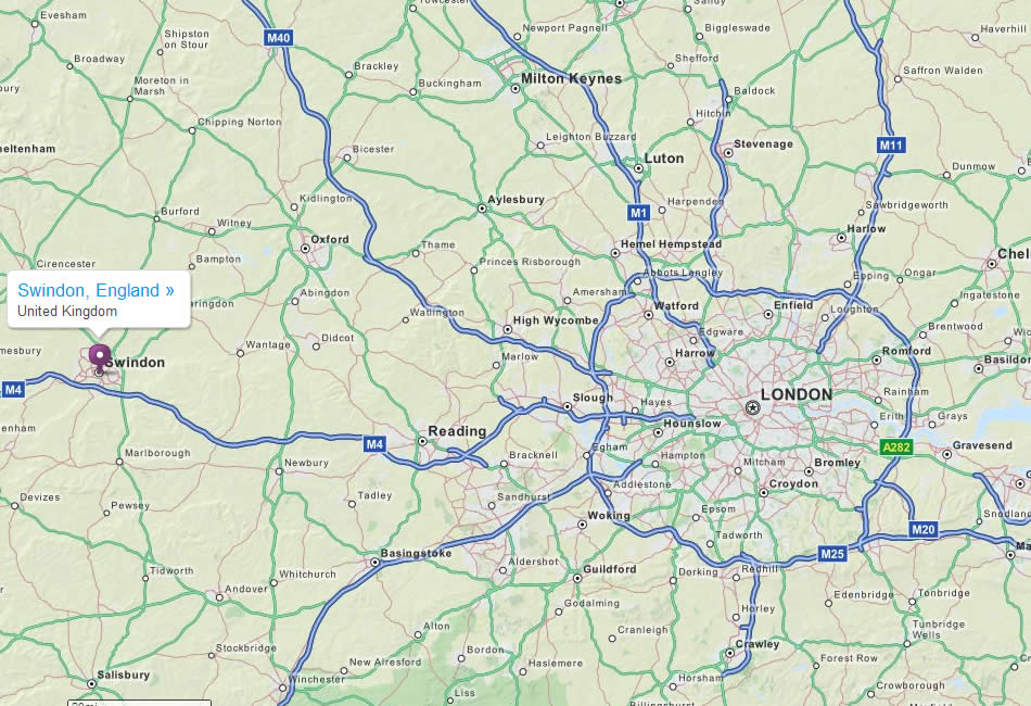map of swindon