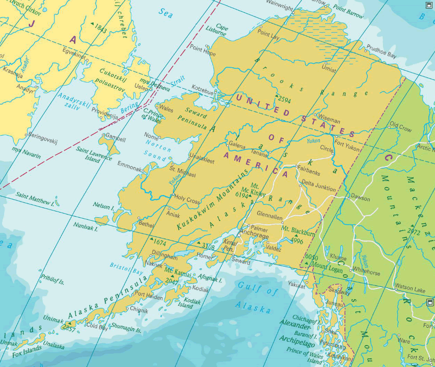 Alaska City Map