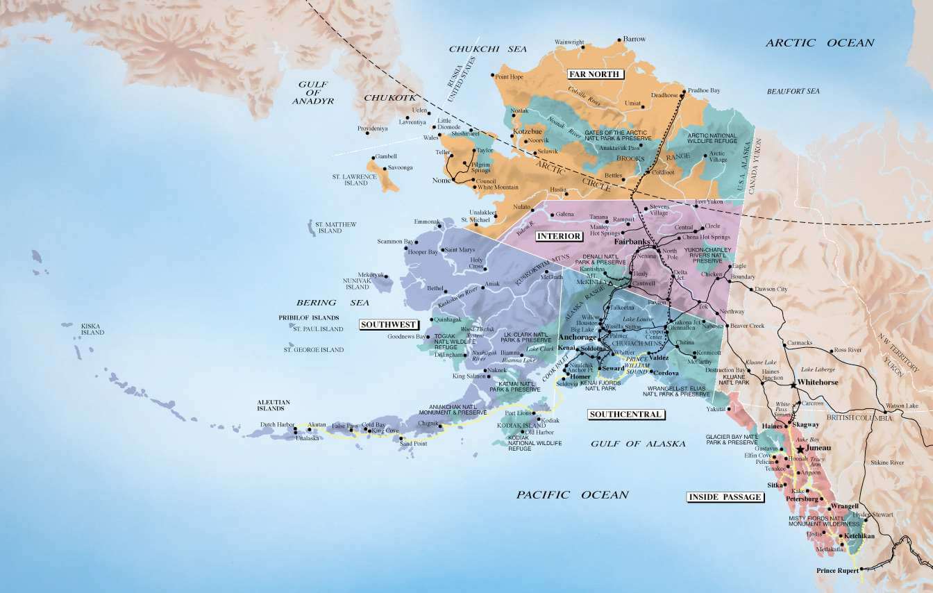 Alaska Map United States