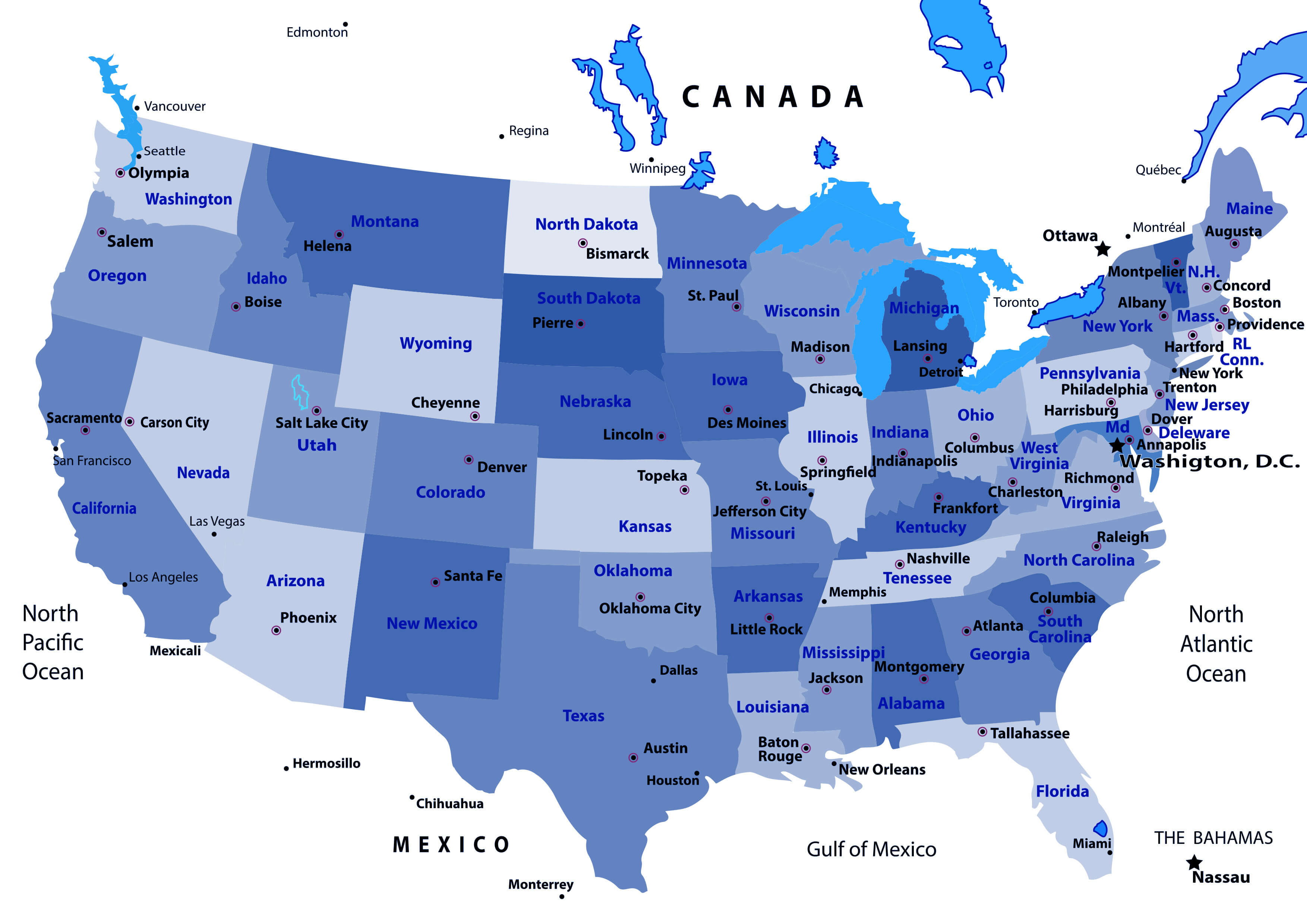 Maps of USA