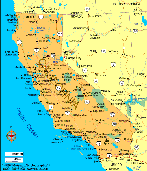 california map usa