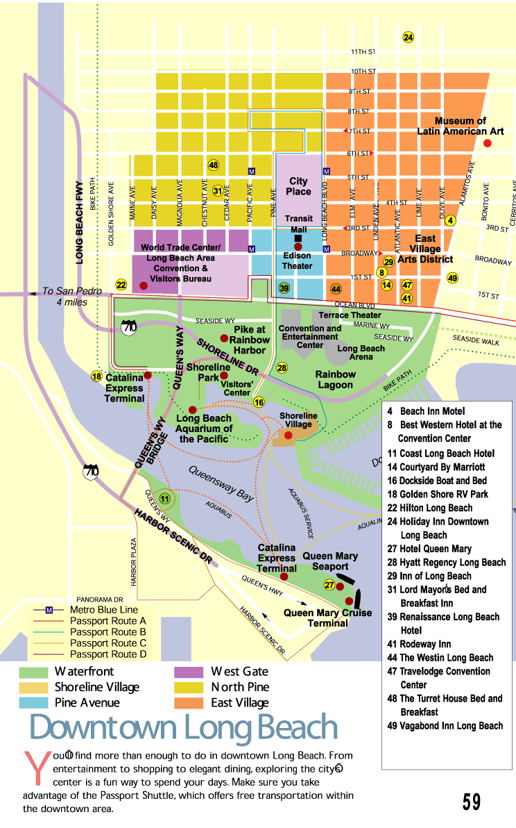 downtown long beach map