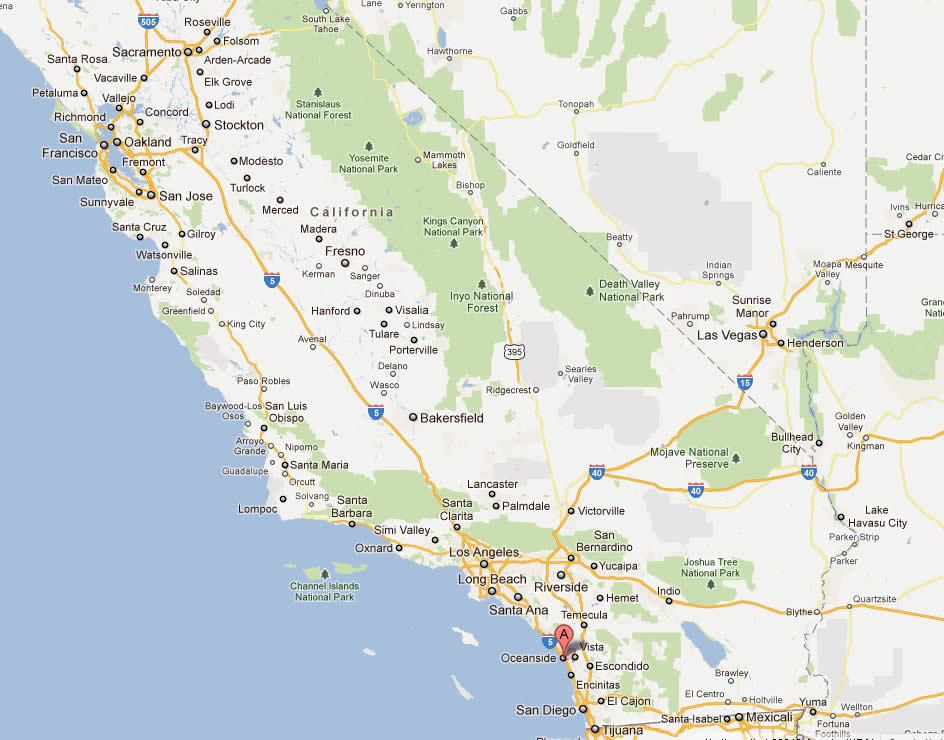 oceanside map california