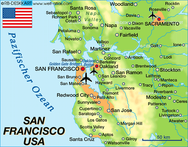 san francisco bay area maps