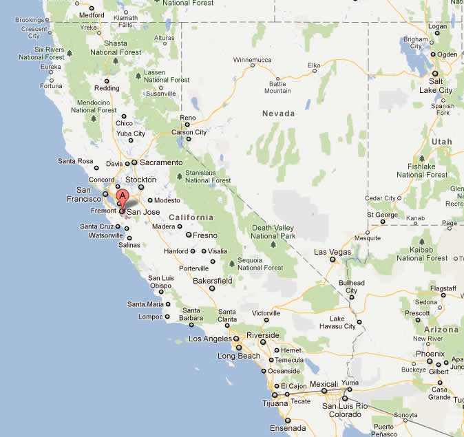 san jose map california