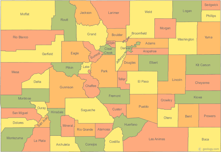 Map of the Colorado