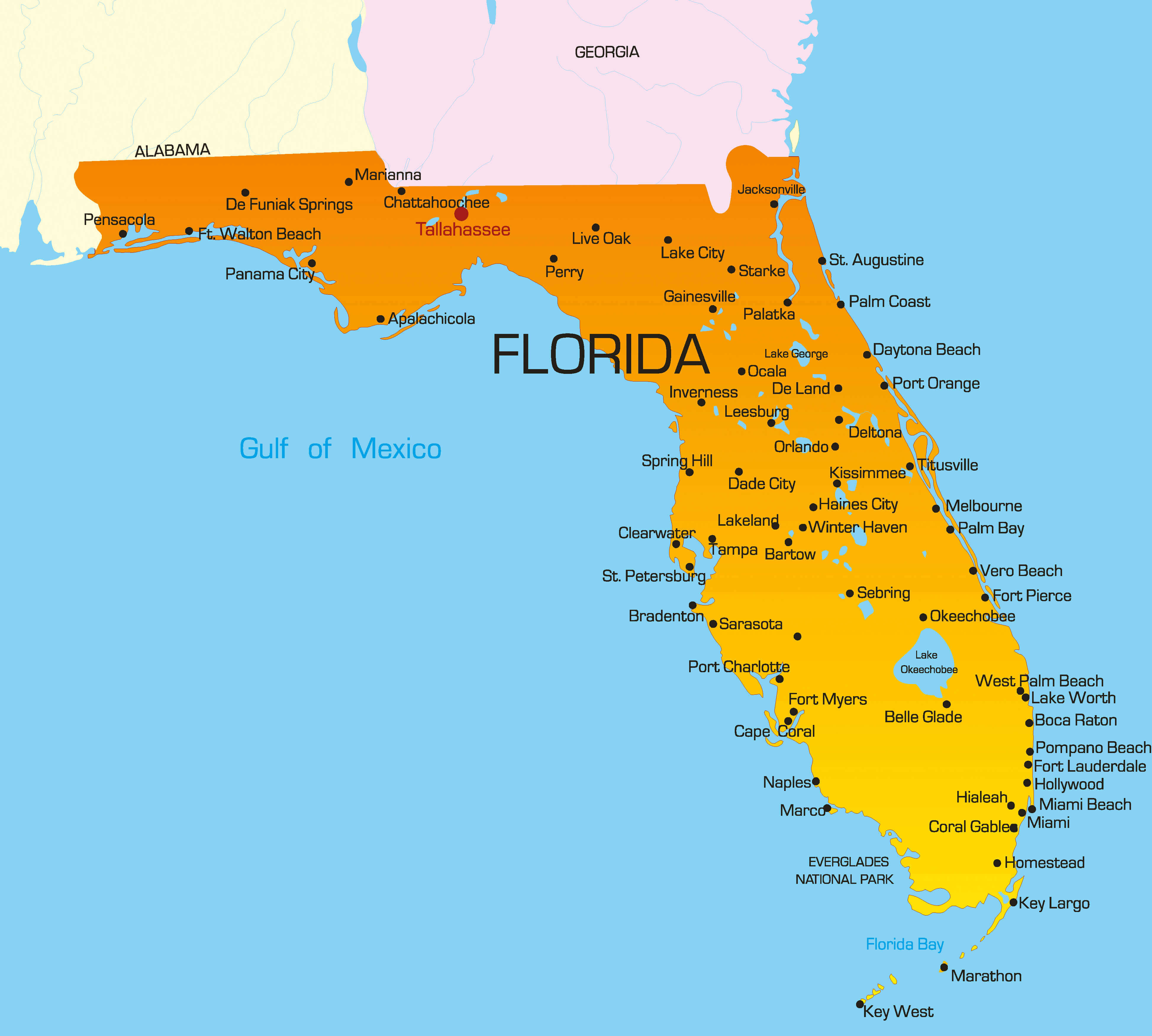 Map of Florida