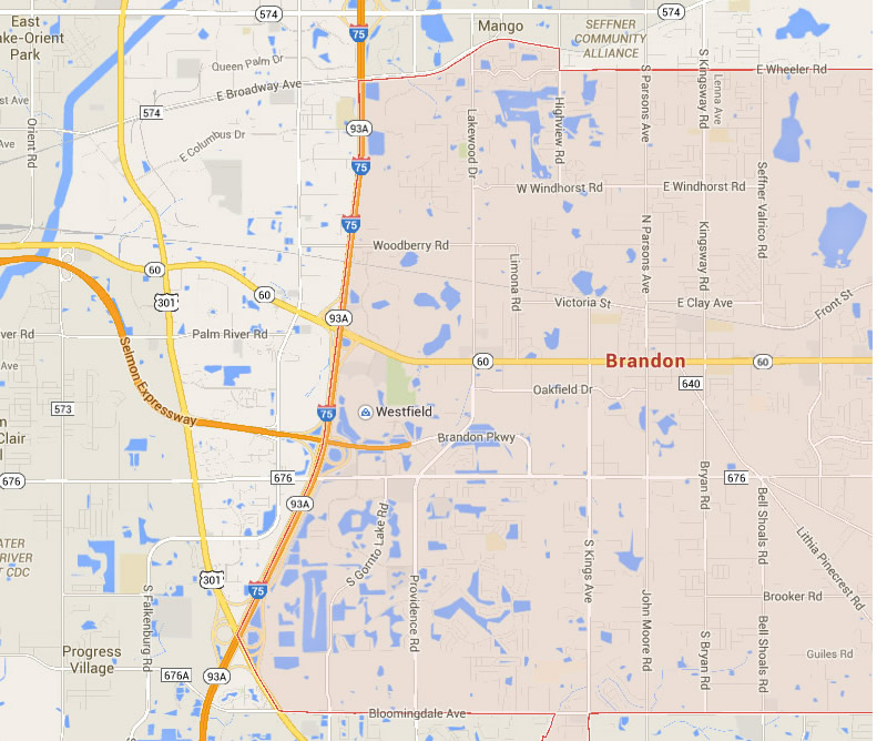 Brandon Florida Map