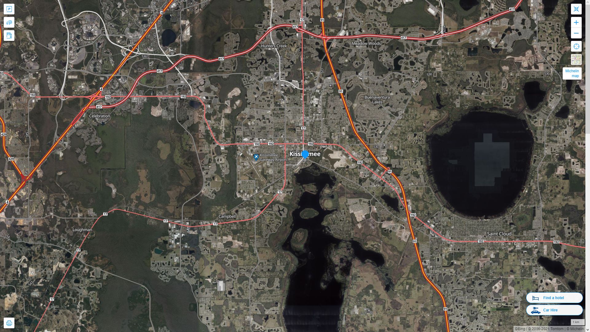 Kissimmee Florida Map - United States