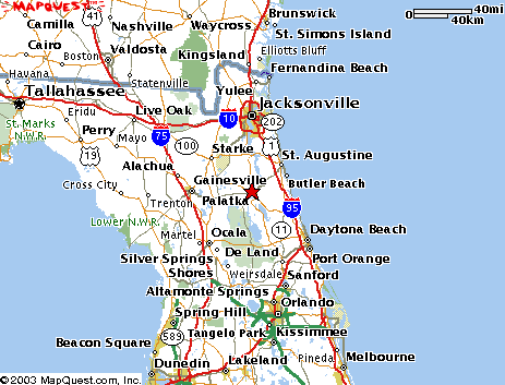 orange city fl map Florida Map orange city fl map