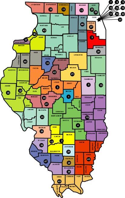Illinois Map