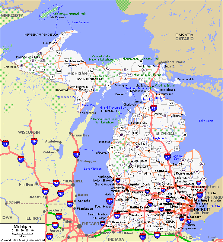 Michigan Map
