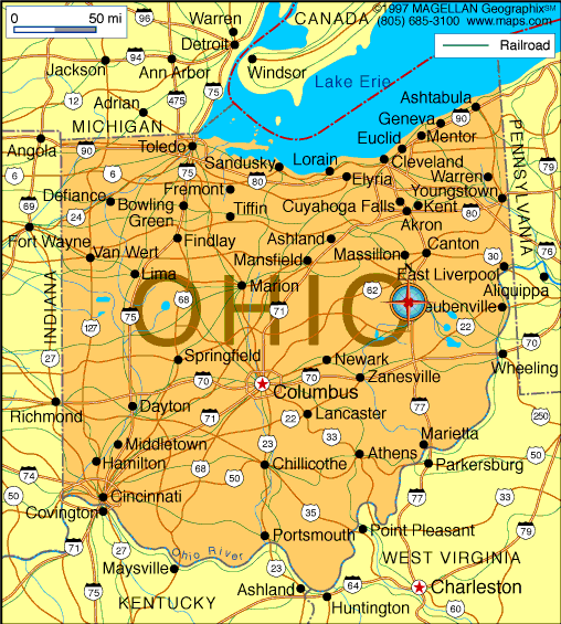 Ohio Map
