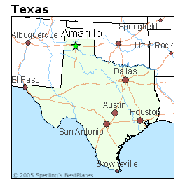 amarillo map texas