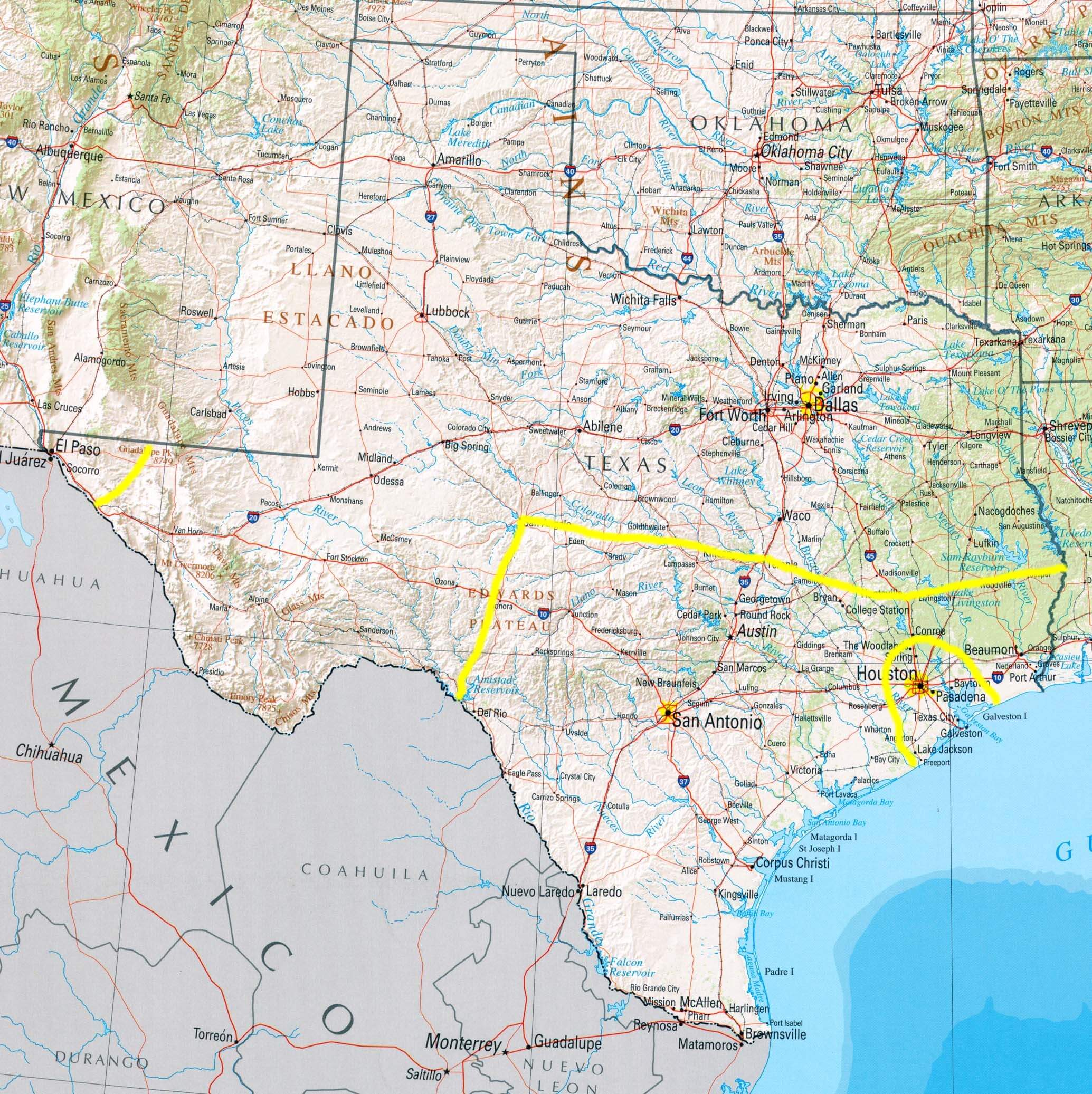 amarillo texas state map