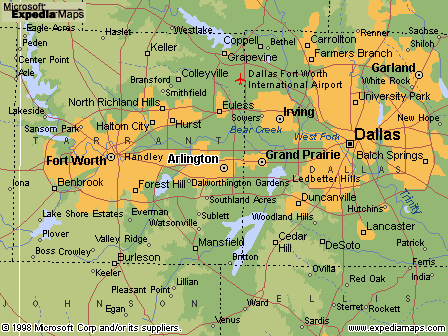 arlington area map
