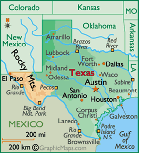 austin map texas