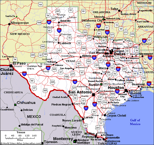texas map austin