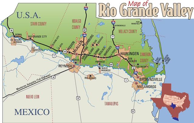 McAllen Texas Map McAllen Texas Map