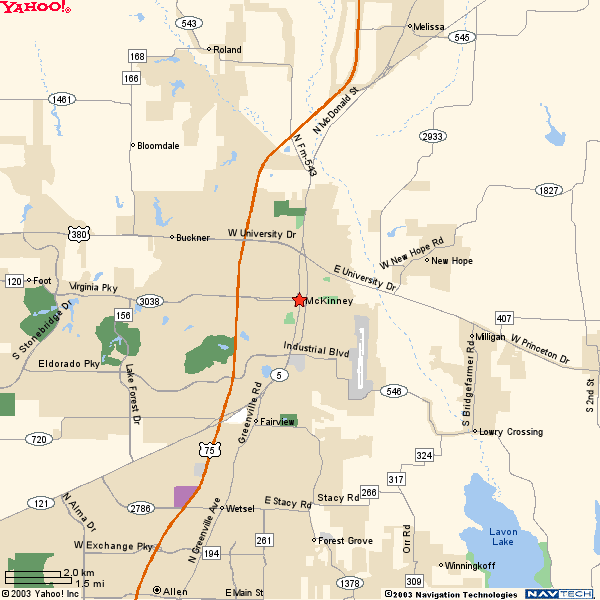 mckinney city map