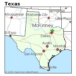 mckinney map texas