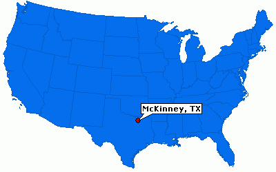 mckinney map usa
