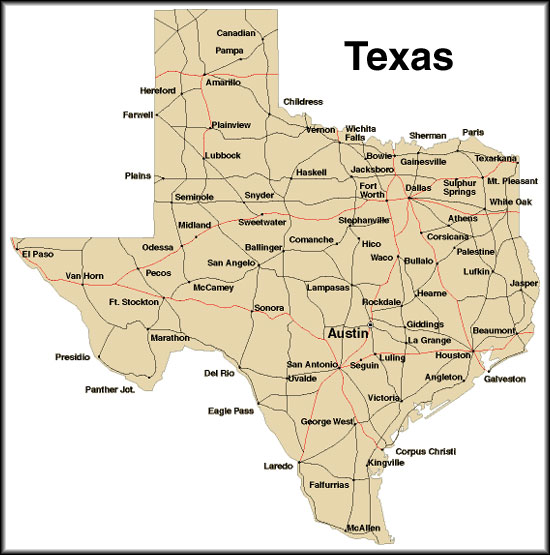 waco texas state map