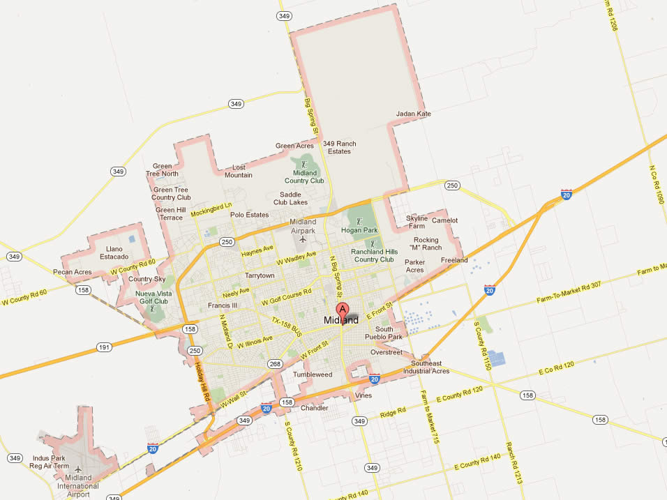 Wichita Falls Texas Map