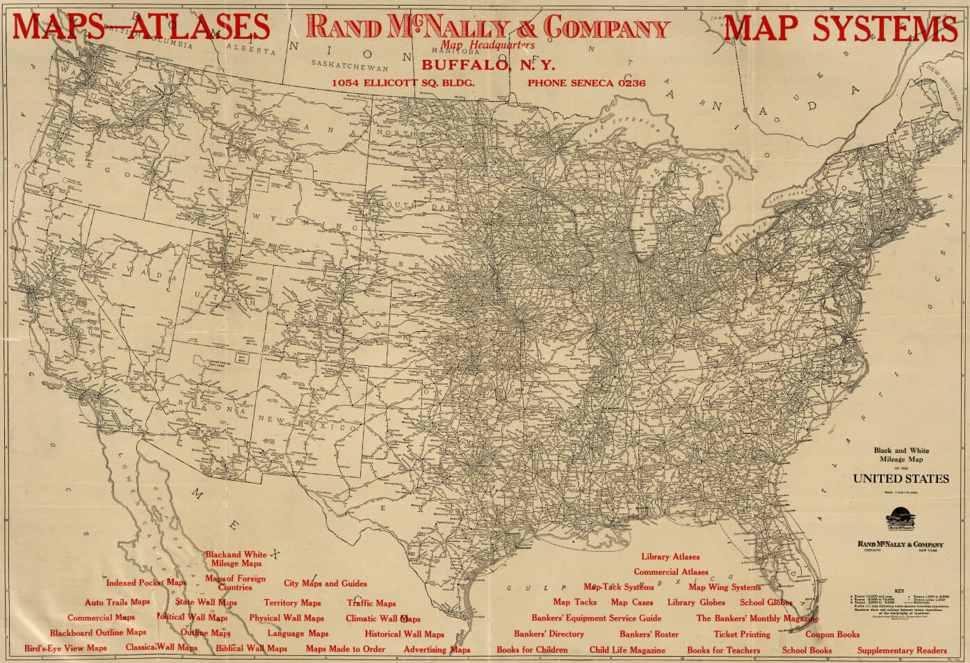 United States Milage History Map
